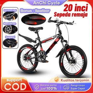 ANCHI Sepeda Anak-Anak Siap Kirim Sepeda Gunung 20 Inci , Sepeda Gunung  (130-160cm) mini