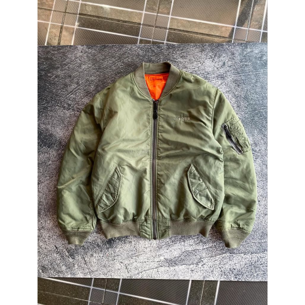 เสื้อแจ็คเก็ต Bomber military MA1 Avirex Authentic