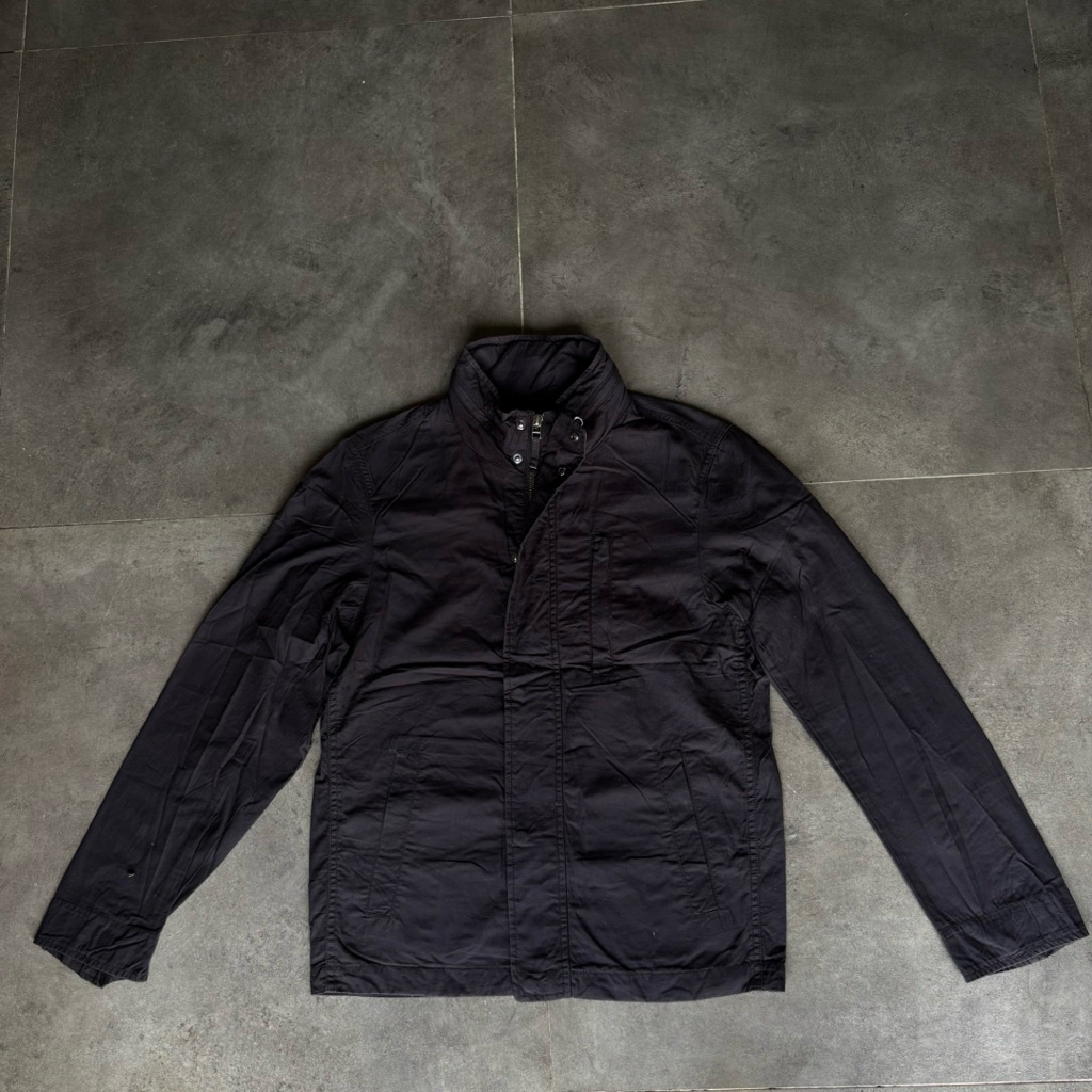 Uniqlo Dark Charcoal Canvas Jacket Man