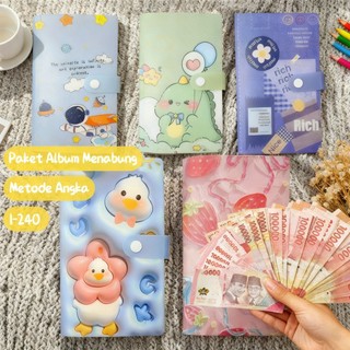 PAKET ALBUM MENABUNG KPOP 240 SLOT // SAVING CHALLENGE 240 HARI METODE 1-240 // ALBUM PHOTOCARD ANTI AIR