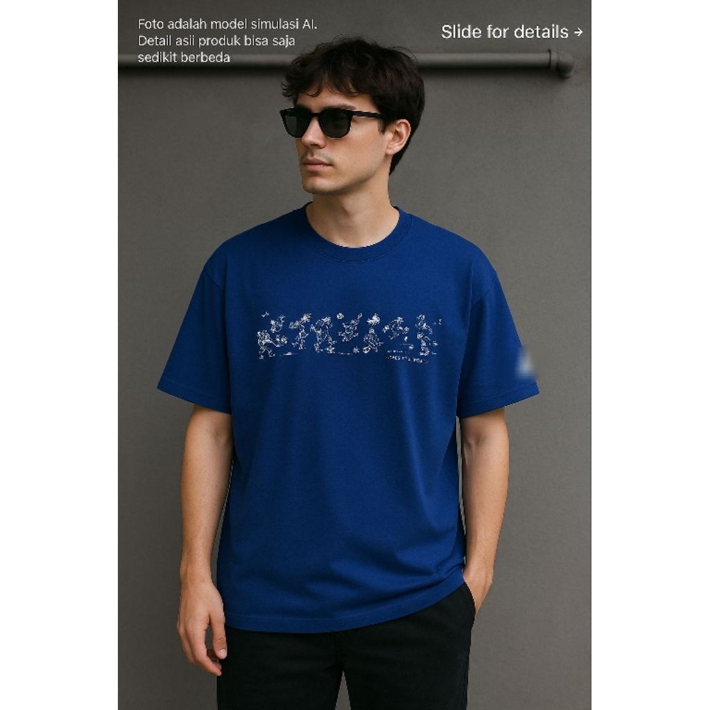 (VTG Like new) 4D1 D4 5 K1R1N 0ri เสื้อยืด size L fit XL (P74 x L57)