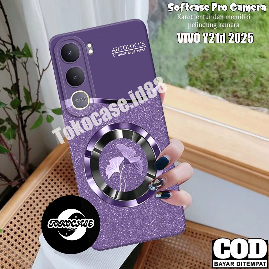 เคส VIVO Y21d ใหม่ล่าสุด 2025 - เคส VIVO Y21 d 2025 _ปลอกยางสีดําใสแบบยืดหยุ่นเย็น Silicone_57