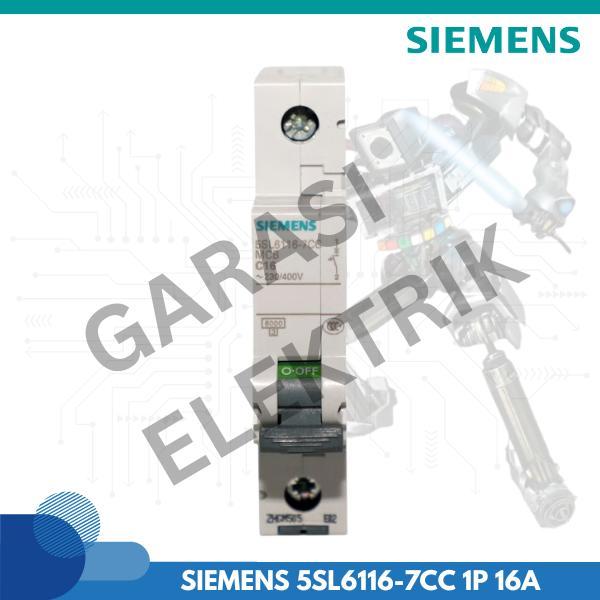 SIEMENS 5SL6116-7CC MCB 1POLE 16A 6KA เดิม