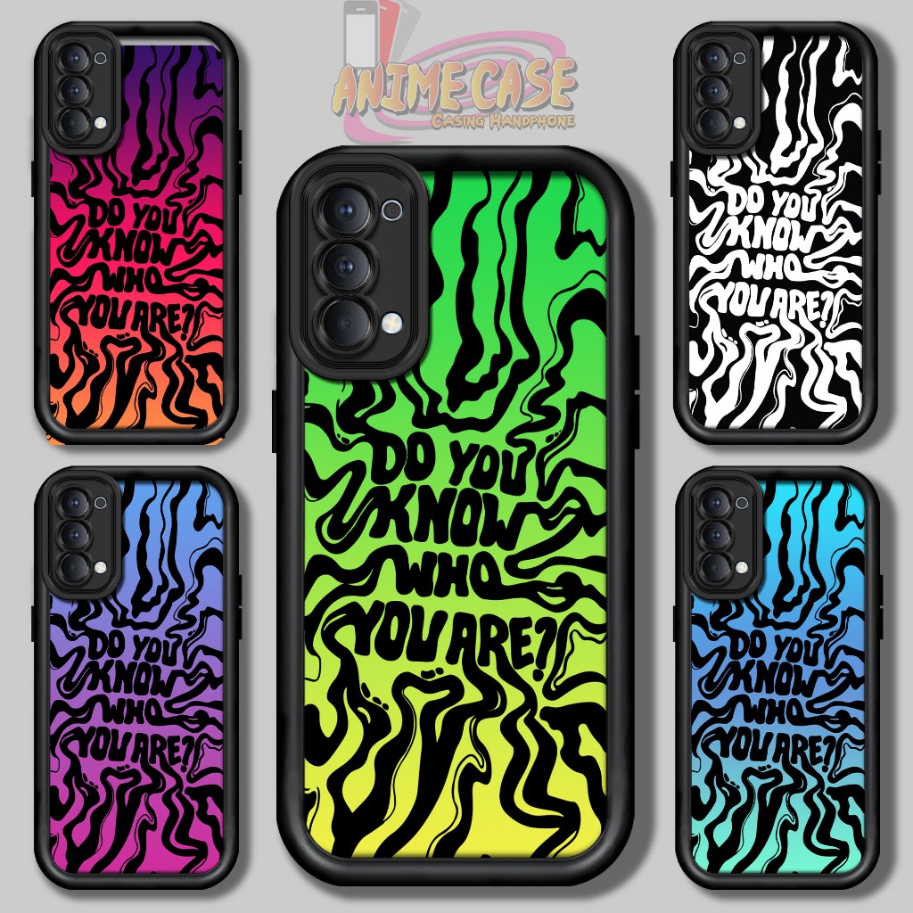 เคสพรีเมี่ยมเข้ากันได้สําหรับ OPPO RENO 4 Motif [DO YOU] Cover Handphone Casing Softcase Glossy Anti