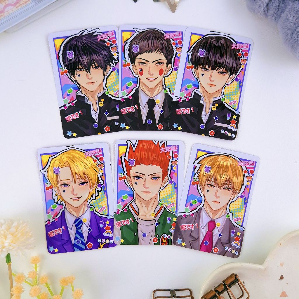 GANTUNGAN ผู้ขายอย่างเป็นทางการ Photocard Mob Psycho 100/ Photocard Ritsu/ PC Mob/ พวงกุญแจ Mob Psyc
