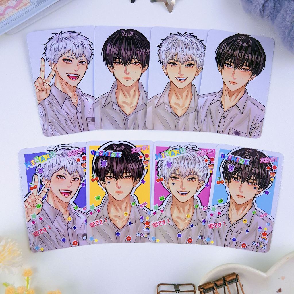 GANTUNGAN Uniformise Photocard ฤดูร้อนฮิคารุ Died / YOSHIKI Photocard / PC HIKARU / พวงกุญแจฤดูร้อนฮ