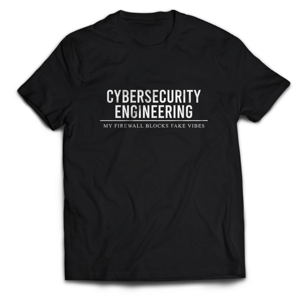 CYBERSECURITY ENGINEER เสื้อยืดผู้ชายผู้ใหญ่ Unisex Top PakeKaos