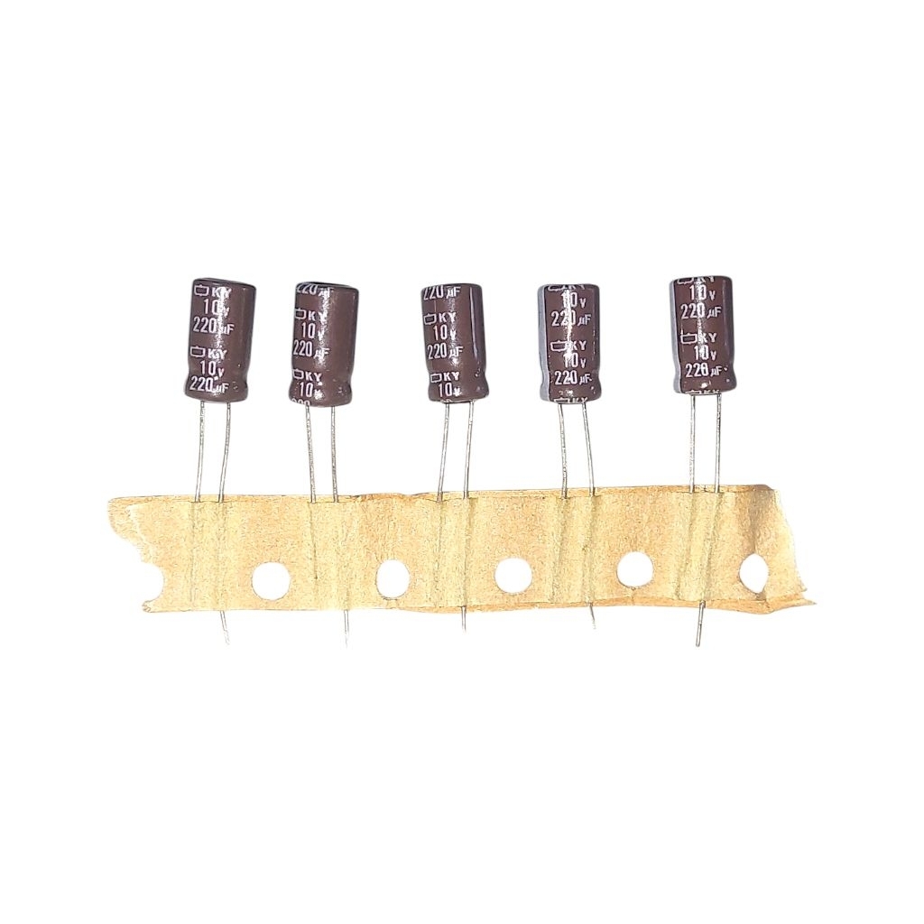 ELKO CHOCOLATE-220UF-10V-220 10V-KY-ORIGINAL