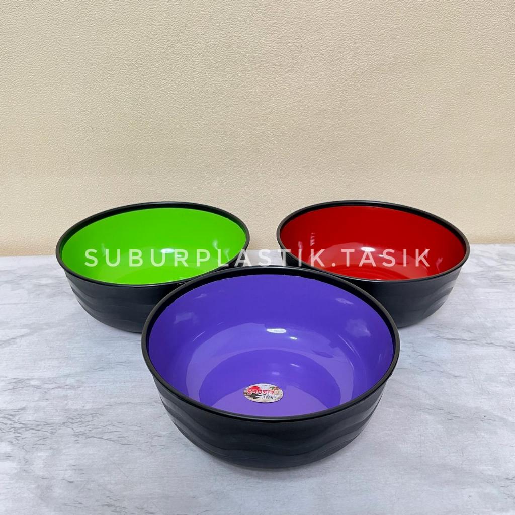 [12 ชิ้น] ชามกลมวัวดํา L MR-BC 850 เครื่องเสิร์ฟอาหารทนความร้อน