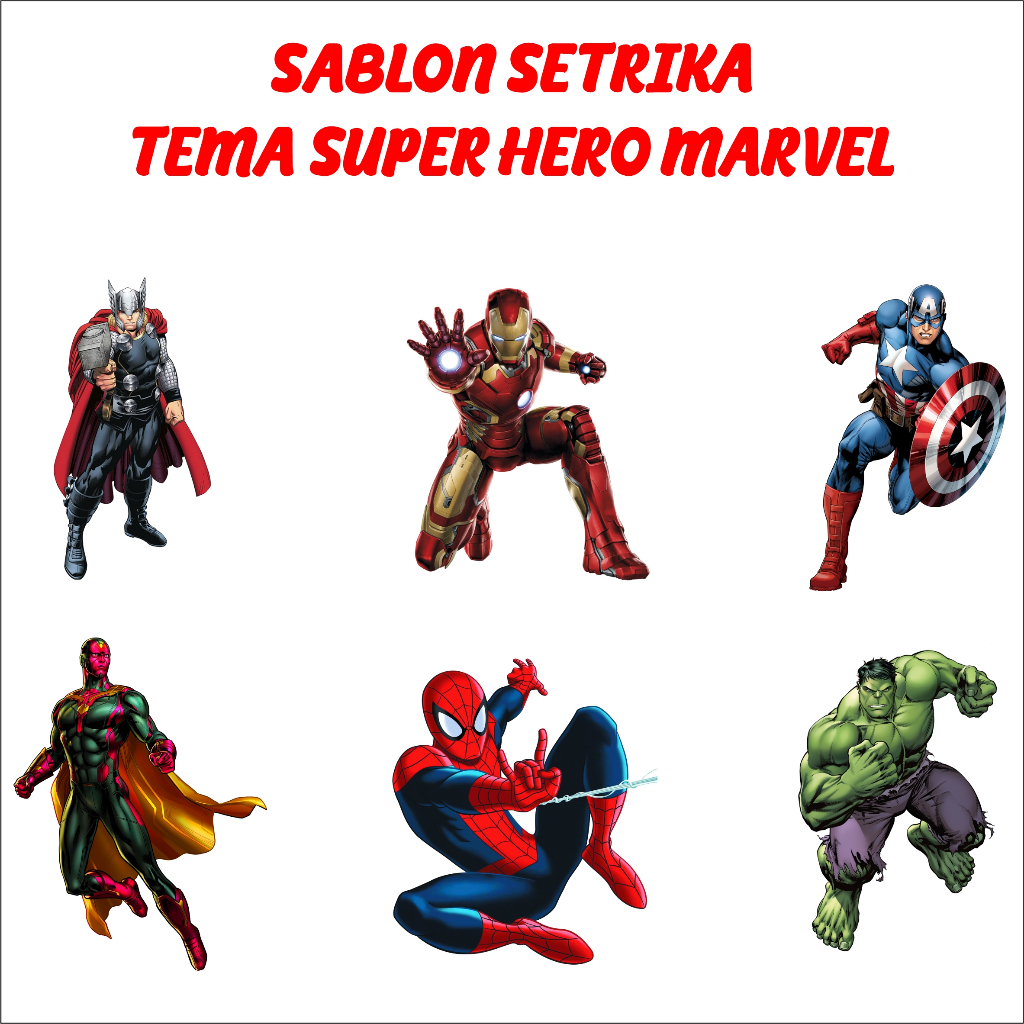 Marvel Super Hero DTF Iron-on Screen Printing/Single DTF Screen Printing/Single DTF T-Shirt Screen P