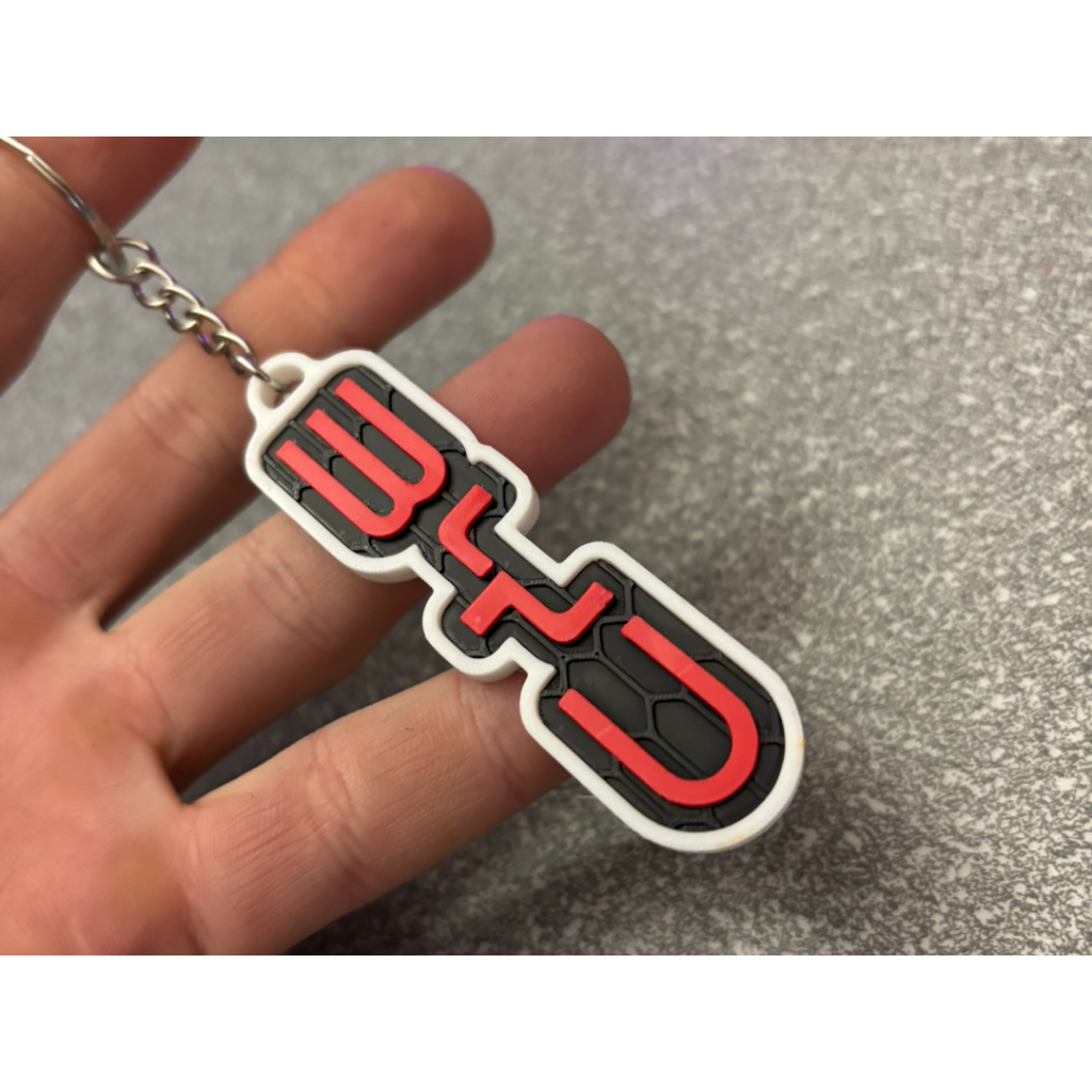 GANTUNGAN BYD พวงกุญแจอัตโนมัติ BYD โลโก้รถ พวงกุญแจของที่ระลึก