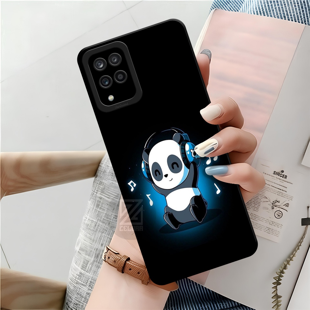 เคส Samsung Galaxy A12/M12 ใหม่ล่าสุด - เคสแฟชั่น Panda - เคส Samsung Galaxy A12/M12 Softcase - เคส 
