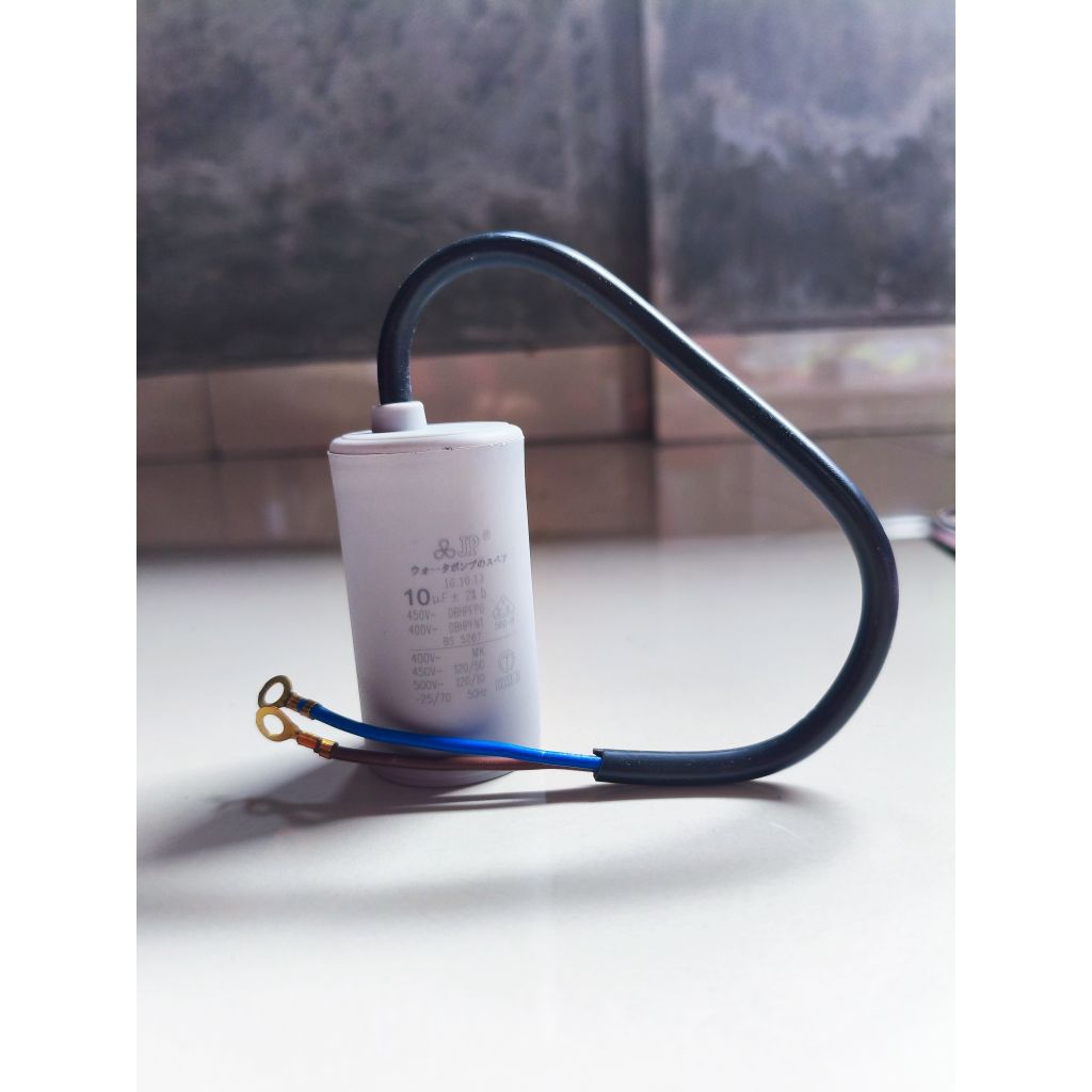 JP ยี่ห้อ CAPACITOR อะไหล่ปั๊มประเภท 12 uF 450 V 10 uF 450 V