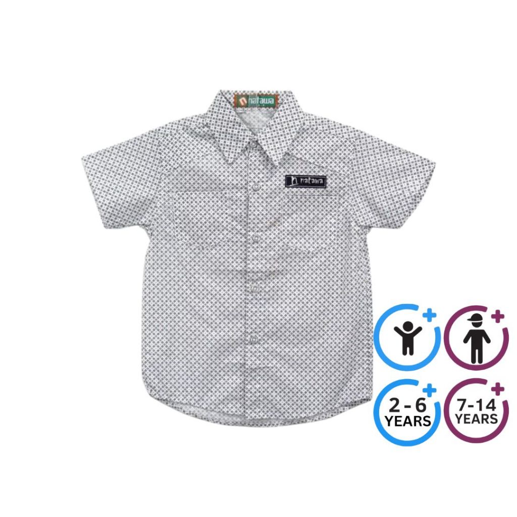 KEMEJA Natawa เสื้อเด็ก Putin Printin