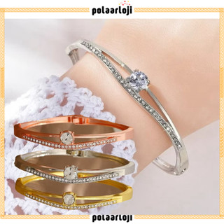 PA GELANG TANGAN TITANIUM WANITA DIAMOND ANTI KARAT GL022