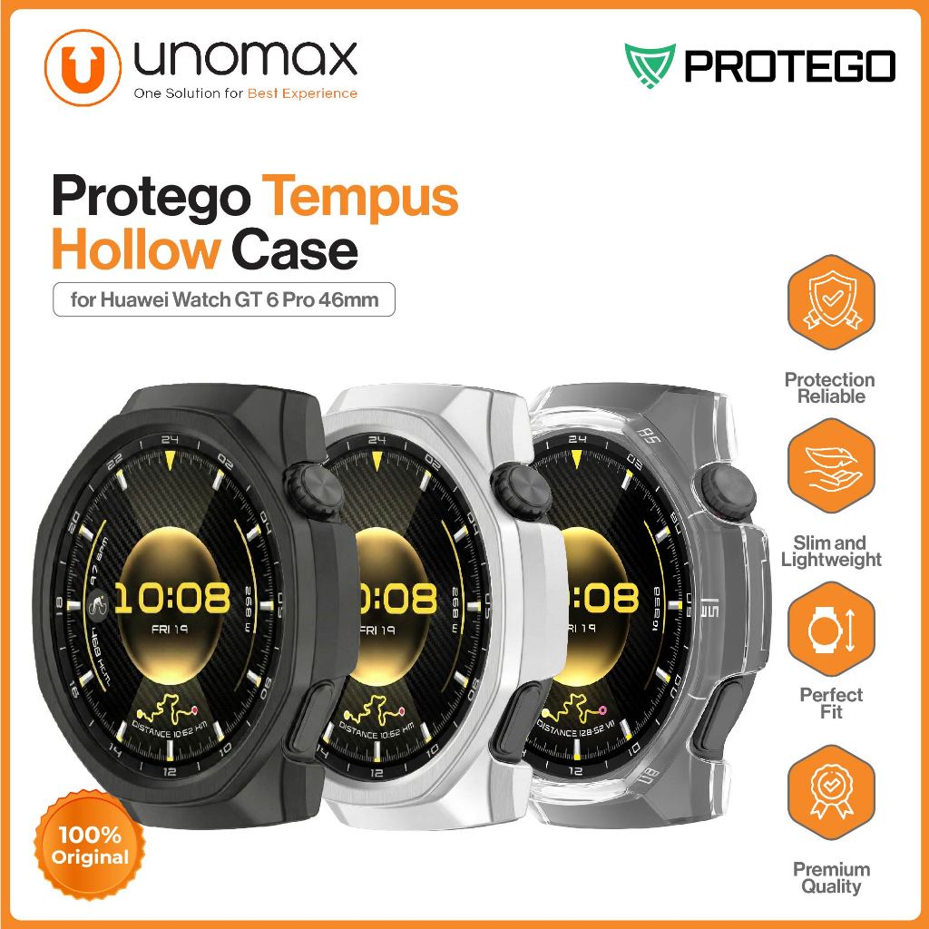 เคสนาฬิกา Huawei Watch GT 6 Pro 46mm Protego Temple Hollow PC Casing (PT-049)