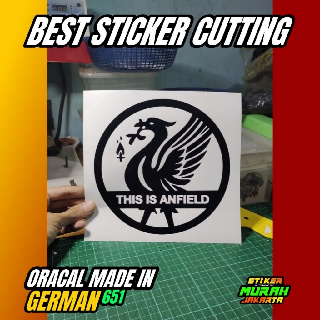 สติ๊กเกอร์ LIVERPOOL CUTTING สติ๊กเกอร์โลโก้การซื้อขายที่กําหนดเอง