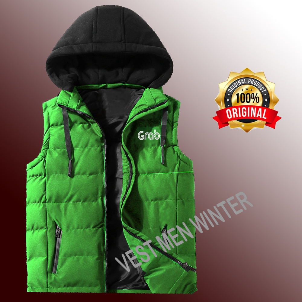 GRAB MOTORCYCLE VEST ของผู้ชายและผู้หญิงที่ WINDPROOF MOTORCYCLE VEST ต้นฉบับของผู้ชาย VEST