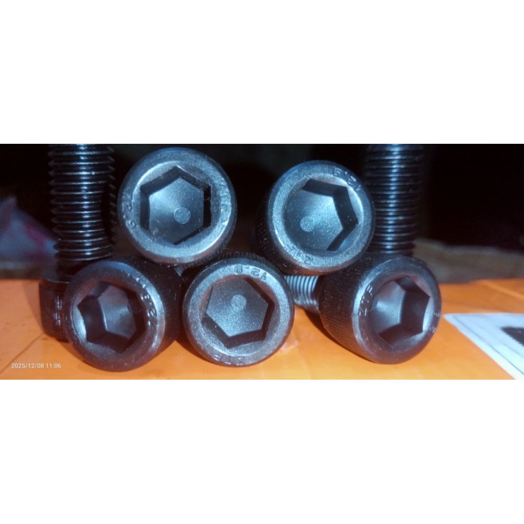 BL STEEL M14X30MM FT | STEEL L-BOLT M14X3CM FULL THREAD L-KEY 12