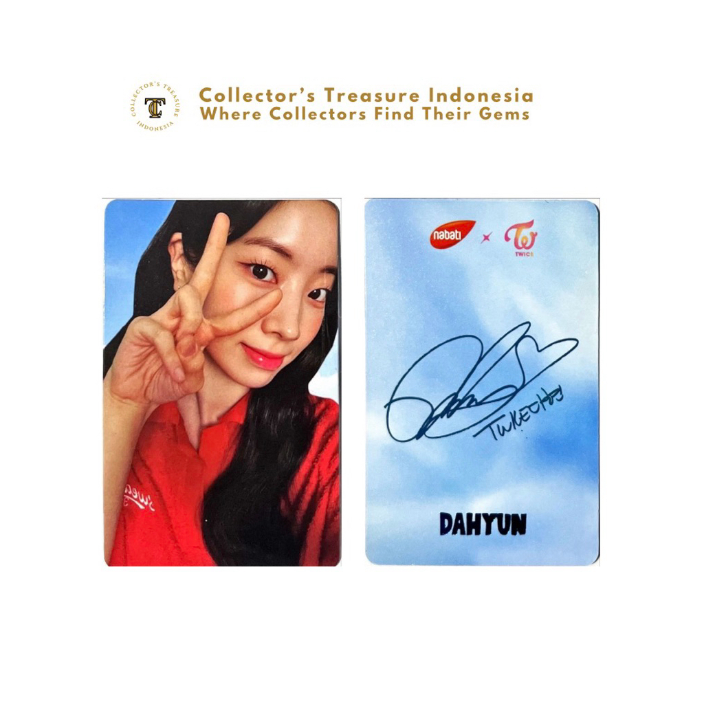 Nabati x TWICE Collaboration Photocard อย่างเป็นทางการ - สมบัตินักสะสมอินโดนีเซีย