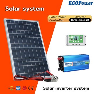 ECOPower Solar Panel  Household Charging Panel Module generator set for home with inverter  system