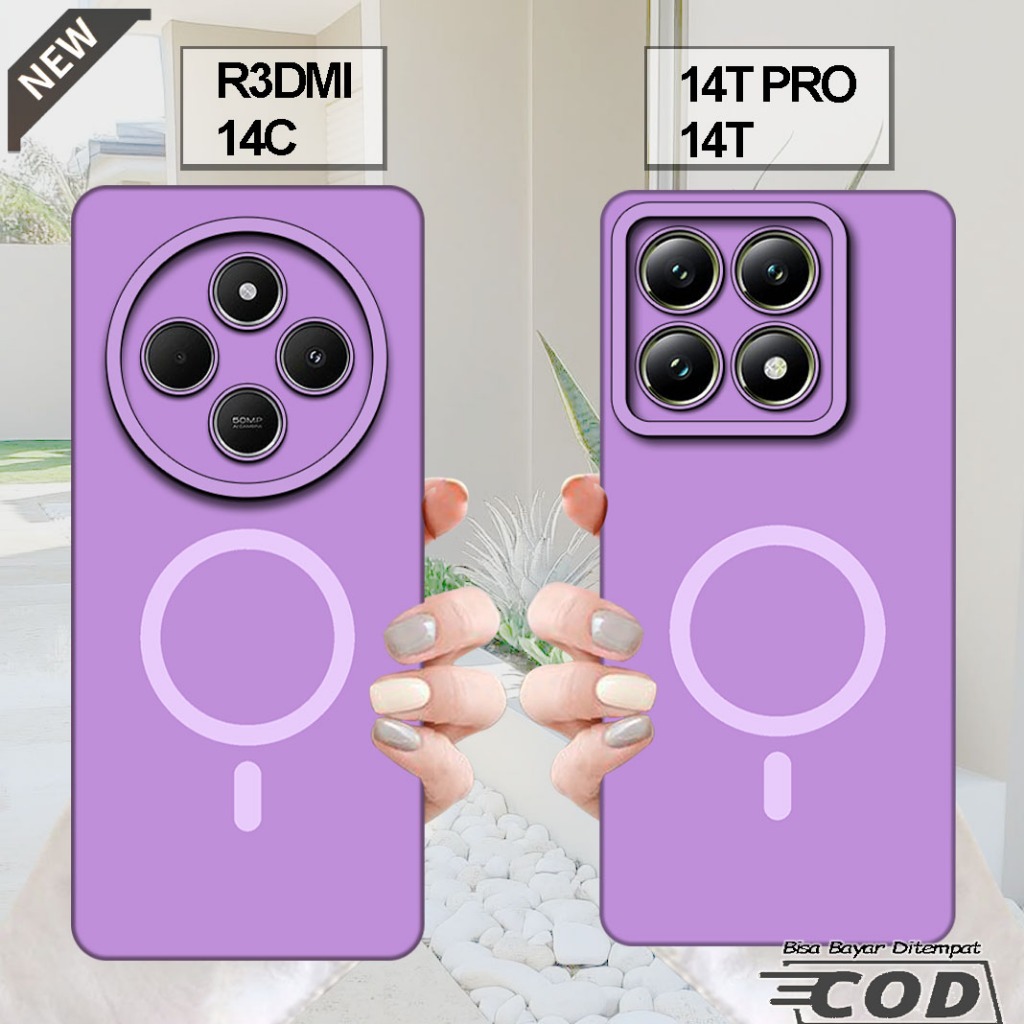 เคส XIAOMI REDMI 14C - เคส XIAOMI 14T - เคส XIAOMI 14T PRO _ปลอกซิลิโคนยืดหยุ่นใสสีดํา