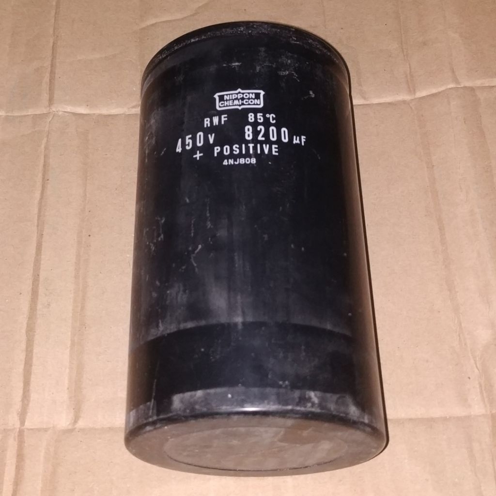 C Elco Elko 8200uF 450V 8200mFD 450WV 8200mF 450VDC 8200 uF mFD mF 450 VVDC WV
