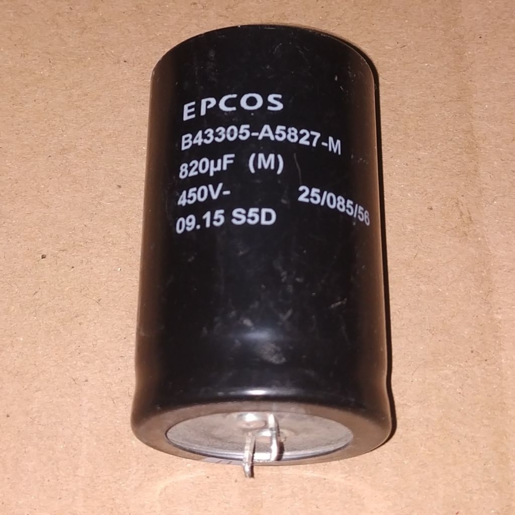 C Elco Elko 820uF 450V 820 uF 450 V Snap In