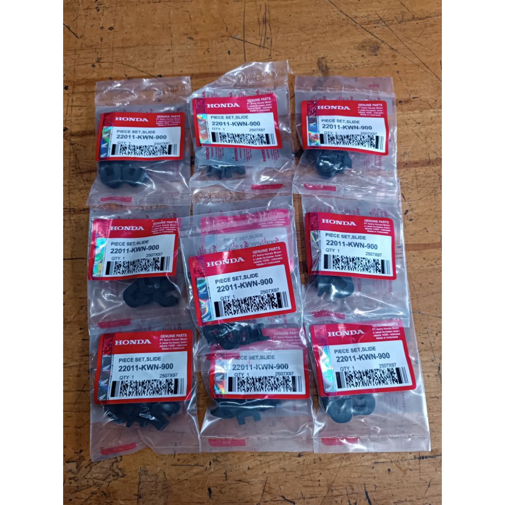 SLIDER PIECE SLIDE SET KWN VARIO 125 LANTENTTS 3 ชิ้น 10 ชุด 22011-KWN-900 ฮอนด้า
