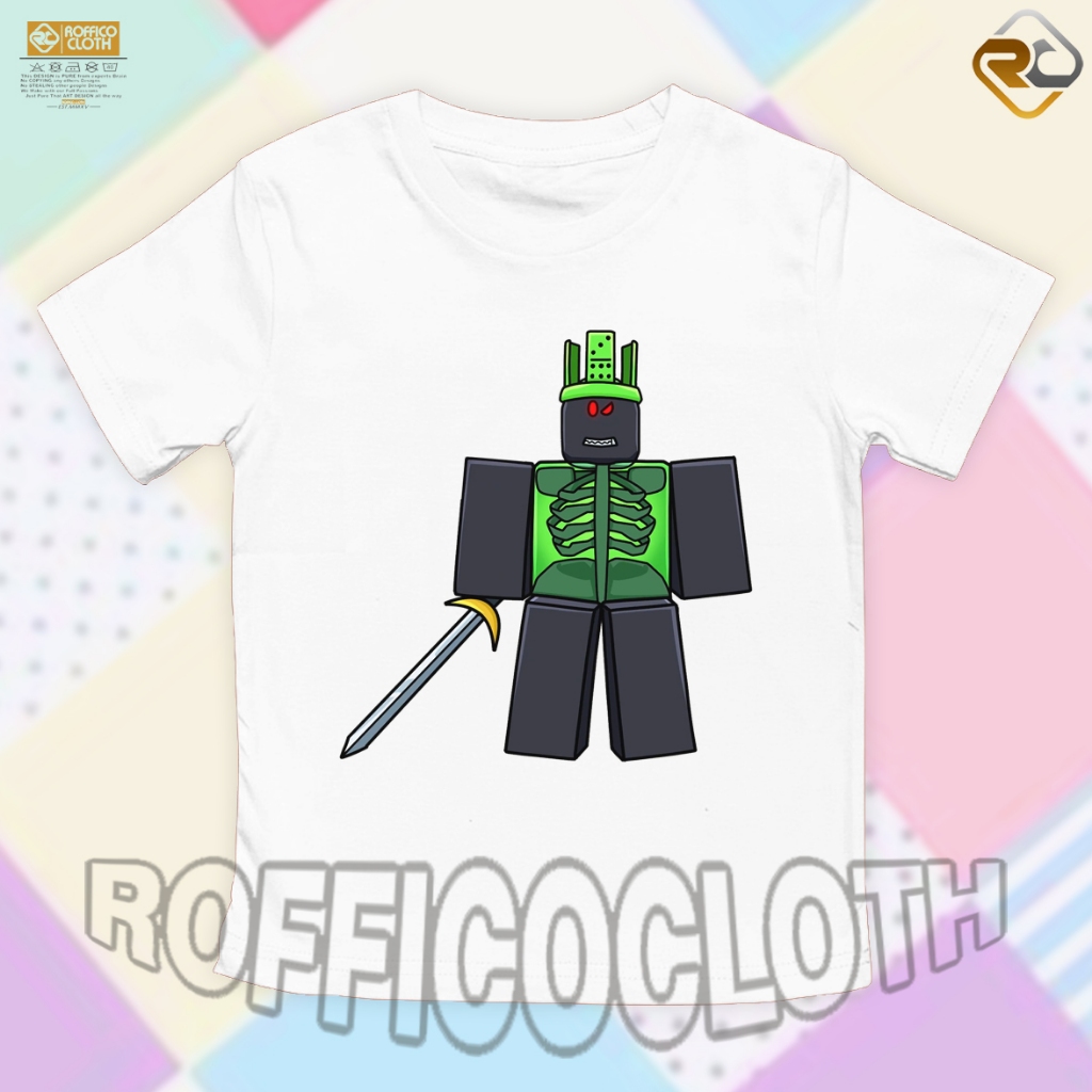 CHILDRENS CLOTHES เสื้อยืด 1x1x1 จาก FORSAKEN ROBLOX | Roblox Forsaken - เสื้อผ้า ROFFICO