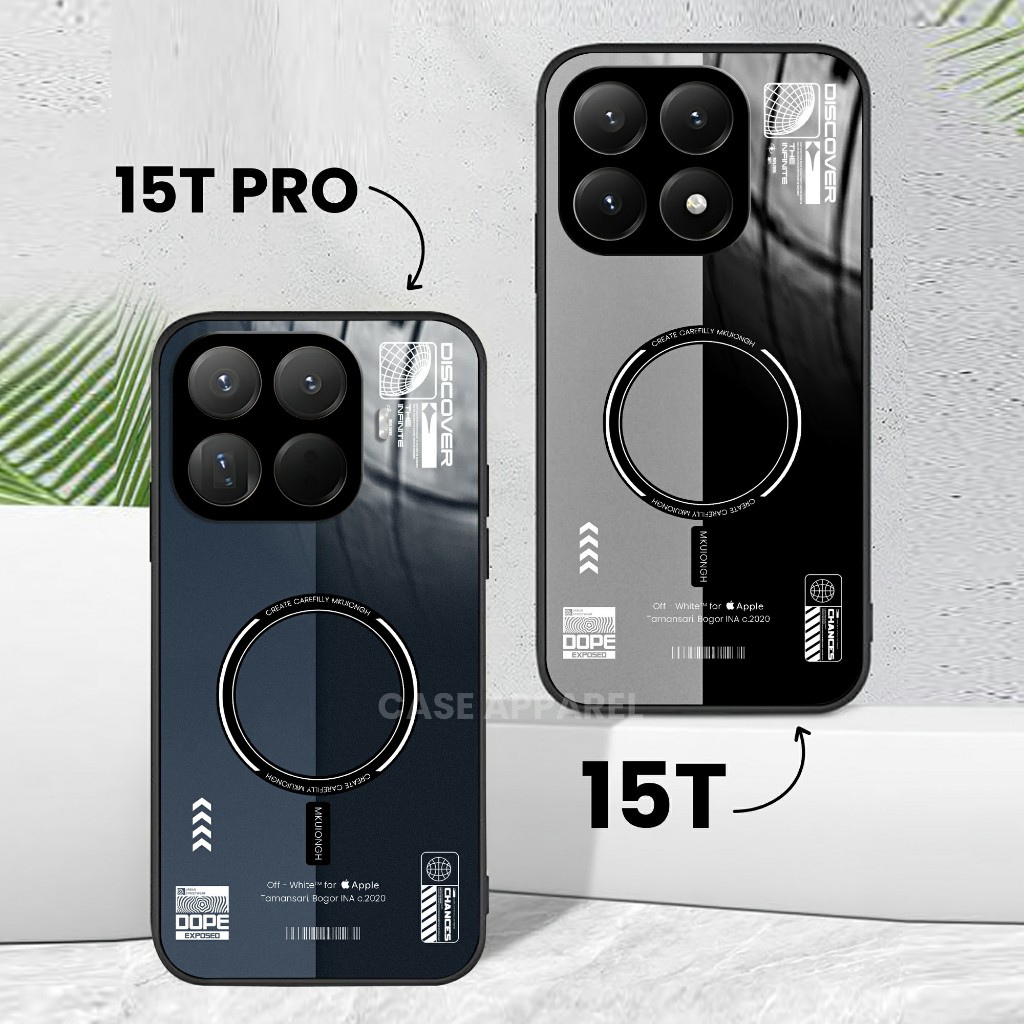 เคส Xiaomi 15T 15T Pro - Softcase - เคสล่าสุด - Xiaomi 15T 15T Pro glass softcase (GC 462)