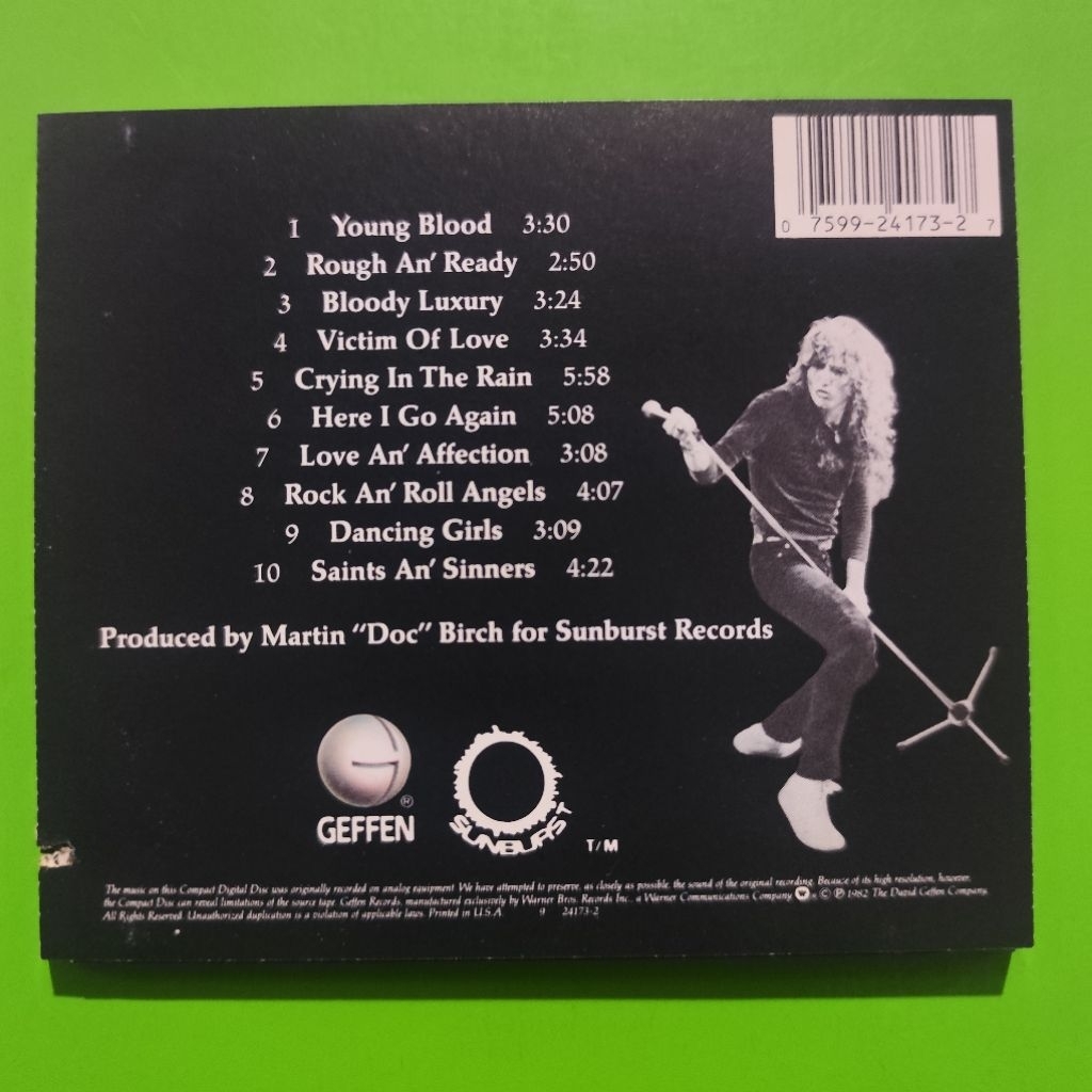 ซีดีนําเข้า WHITESNAKE Saints & Sinners