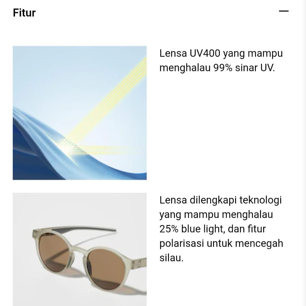 Uniqlo Boston UV Protect แว่นตากีฬาดั้งเดิม - รูปที่ 4