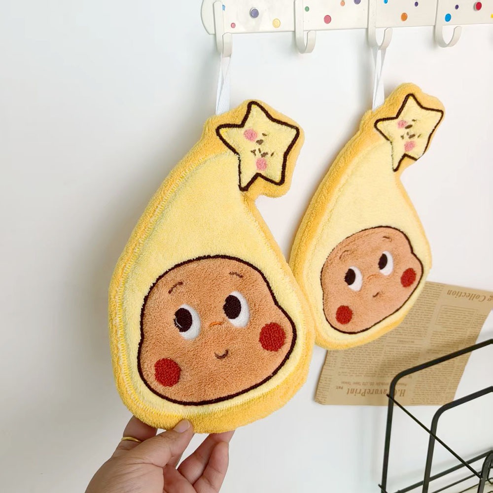 [NESTA HOME] ผ้าเช็ดมือไมโครไฟเบอร์รูปดาว – ขนนุ่มหนา ซึมซาบเร็วและป้องกันกลิ่นห้องครัว/ผ้าเช็ดตัว