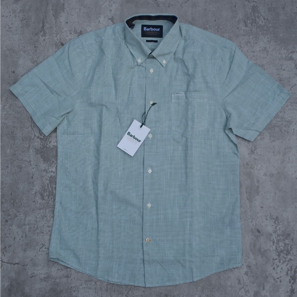 เสื้อปกติ Barbaour Fleming Linen Blend ดั้งเดิม