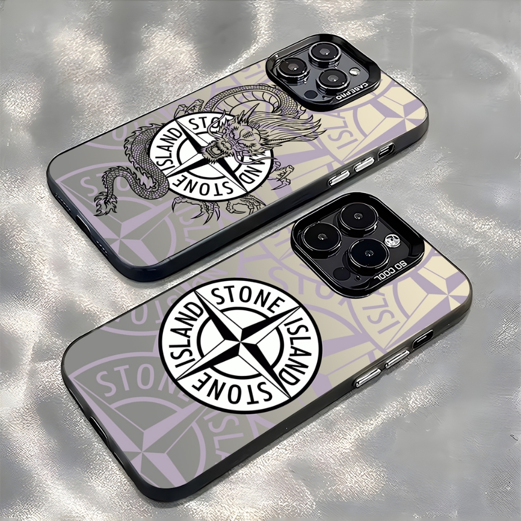 TS รหัส PREMIUM MATTE HARD CASE ANTISHOCK CASING HP AESTHETIC STONE CASE สําหรับ XIAOMI REDMI 15 15C