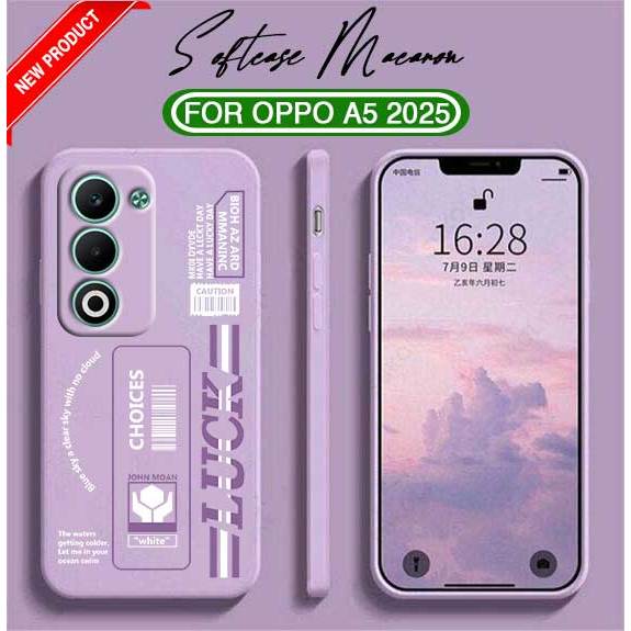 [UV36] Softcase Square Luck For OPPO A5 2025 - CASE - CUTE CASE