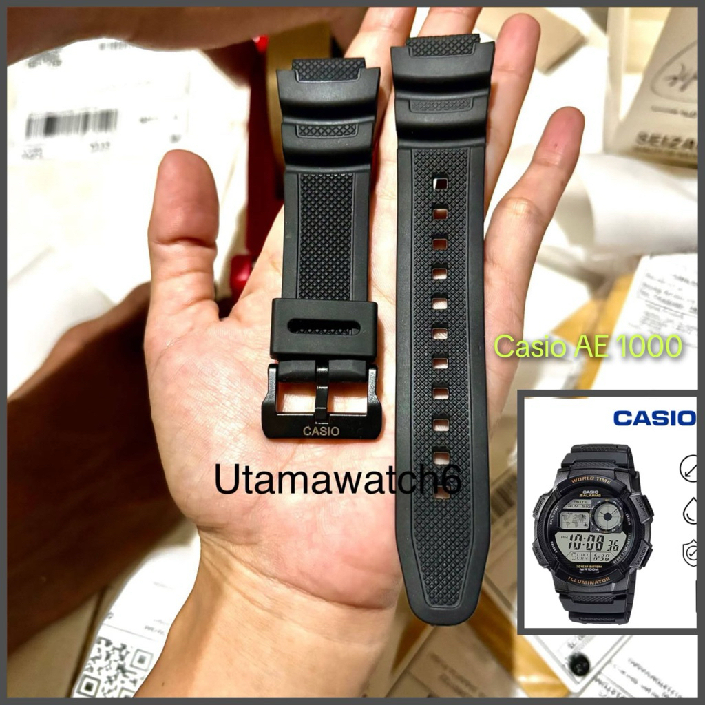 สายนาฬิกา Casio AE 1000 AE1100 W216h W218H (สายดี)