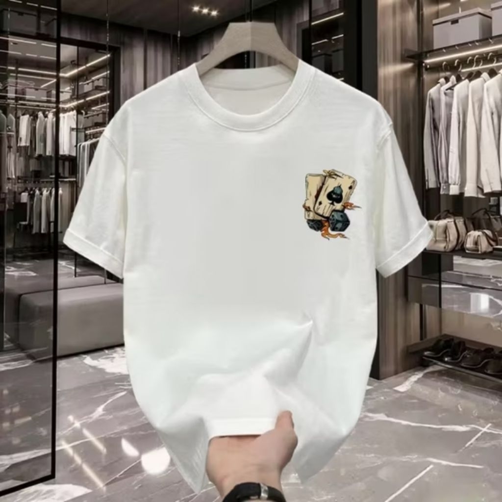 เสื้อยืดผู้ใหญ่ AS DICE CARD / เด็ก / เป็นคู่ / คู่ / unisex Distro AS CARD เสื้อผ้าแฟชั่นสําหรับผู้