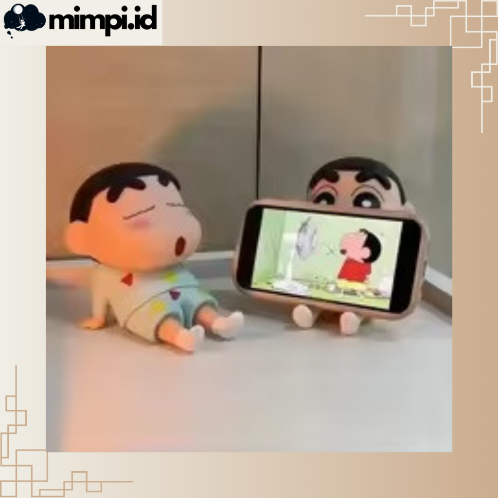 ที่วางโทรศัพท์ Crayon Sinchan / ที่วางโทรศัพท์อเนกประสงค์พร้อมตัวละคร Crayon Sinchan น่ารัก