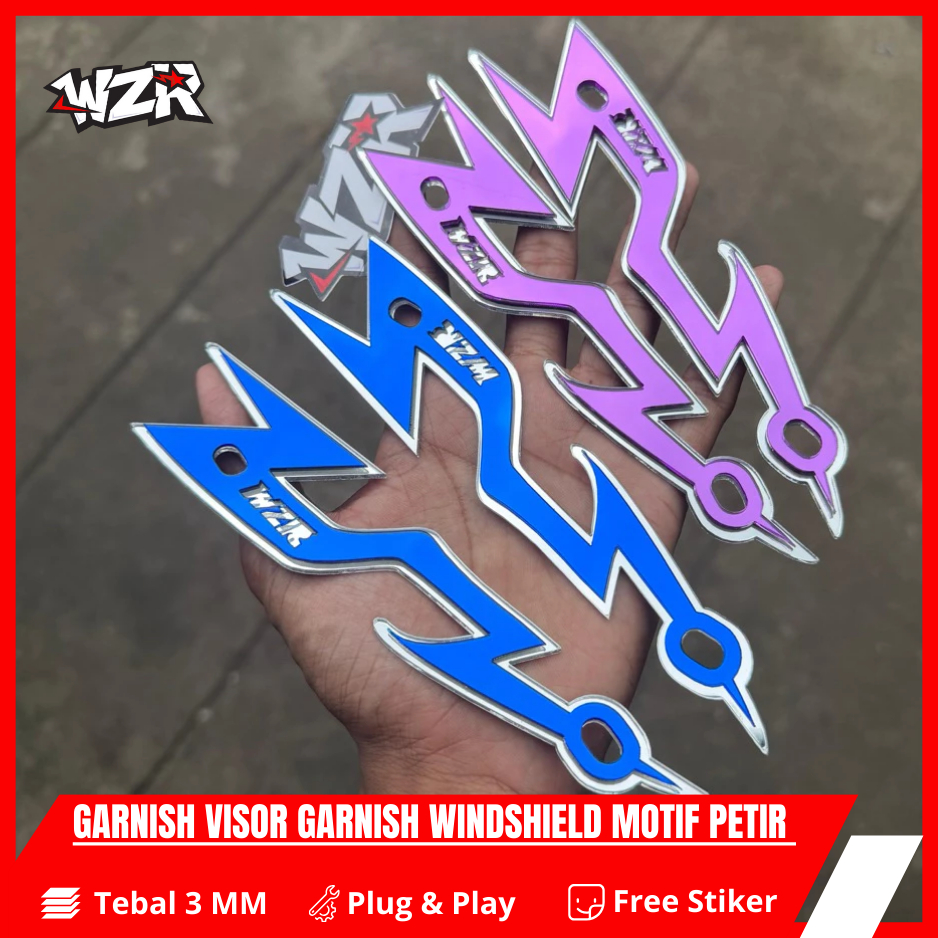 กระบังหน้า Garnish กระจกบังลม Garnish Lightning Motif Nmax Old Nmax New Nmax Neo Nmax Turbo WZR