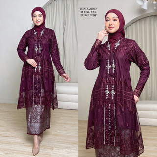 Dwkebaya New Tunik Airin | Tunik Brukat Elegant | Tunik Cantik Pesta