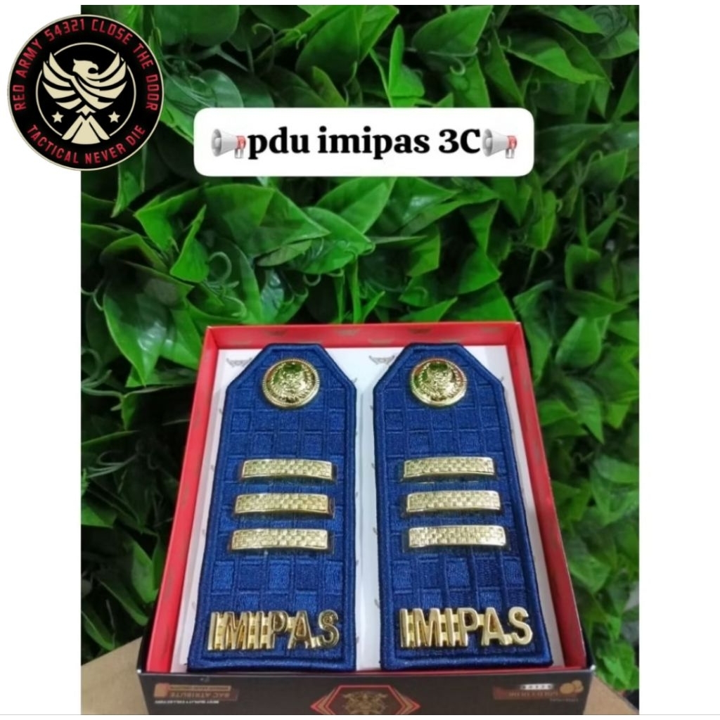 PDU IMIPAS ล่าสุด Rank Insignia Group 3C พรีเมี่ยมคุณภาพดีที่สุดพิเศษ