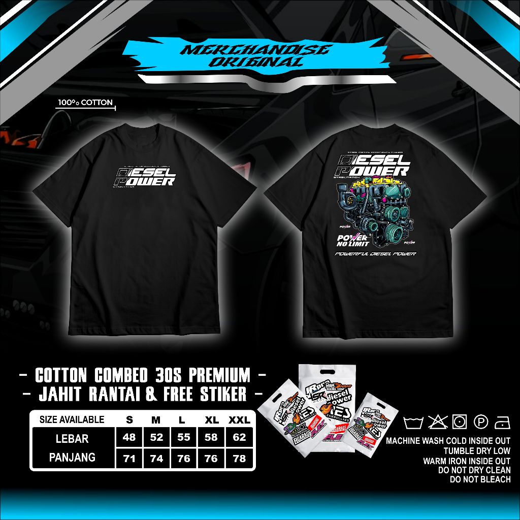 เสื้อยืด DTF DIESEL GANK DIESEL เสื้อยืด JMD POWER DIESEL เสื้อยืดที่ดีที่สุด VOL.1