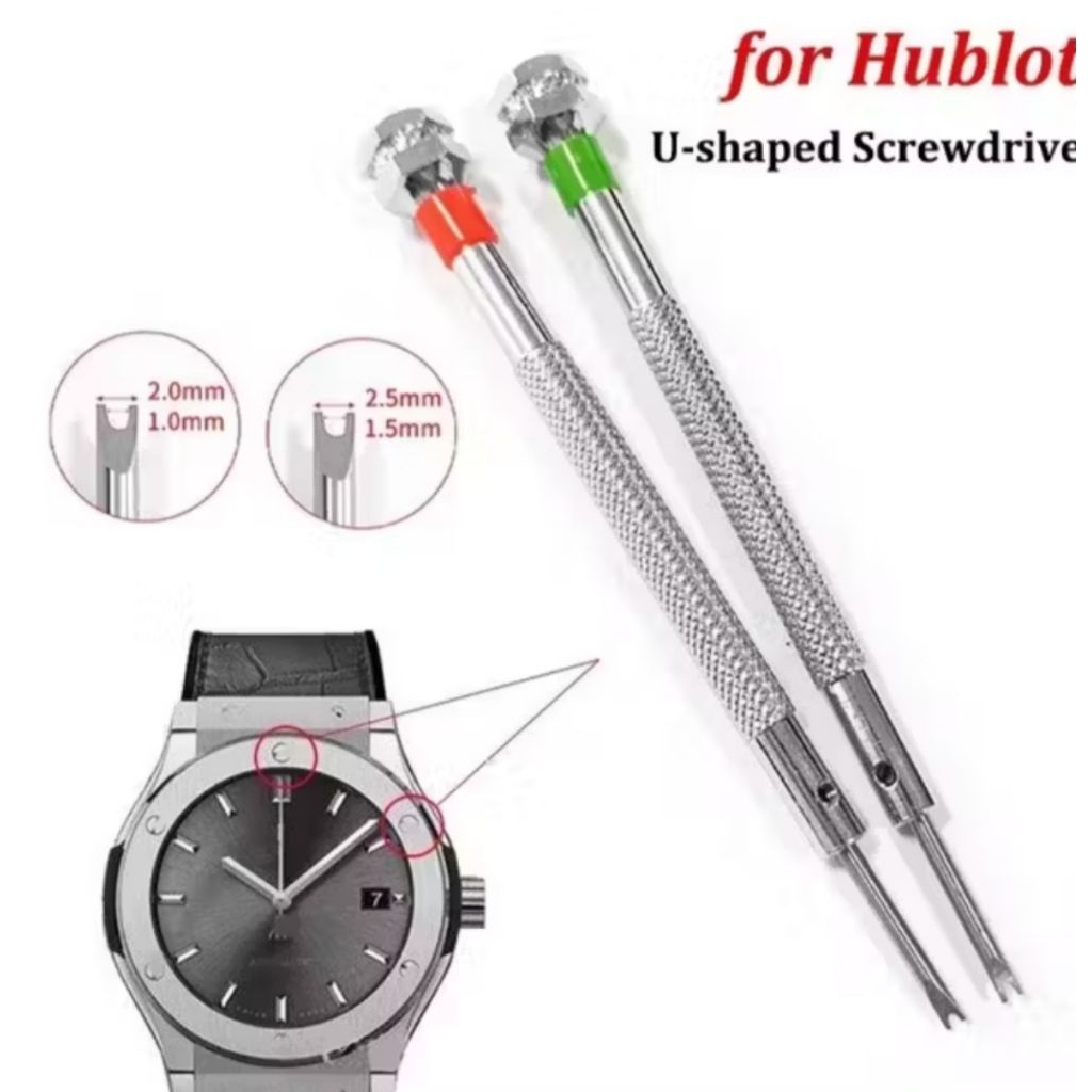 Original Hublot สแตนเลสสตีลนาฬิกาไขควง Hublot