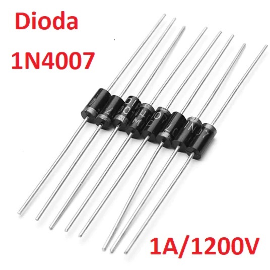 ไดโอด IN4007 1N 4007 IN 4007 Dip Diode 1N4007 Rectifier 1A 1200V