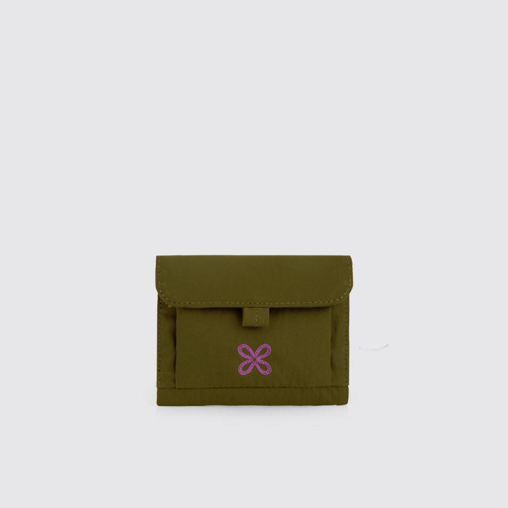 Exsport Fill In Bifold Wallet, Dark Olive