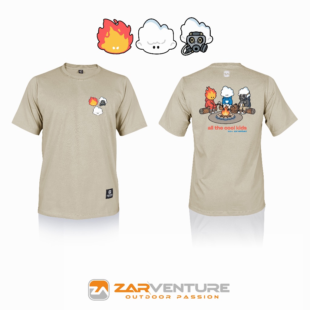 เสื้อยืดสีน้ําตาล Zarventure 1099