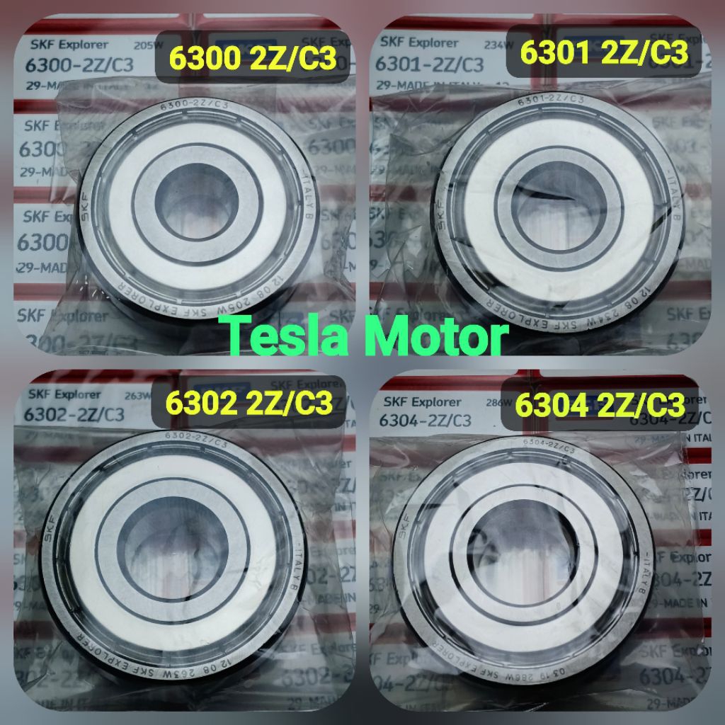 BEARING 6300 6301 6302 6304 IRON CAP SKF 2Z/C3 อิตาลี