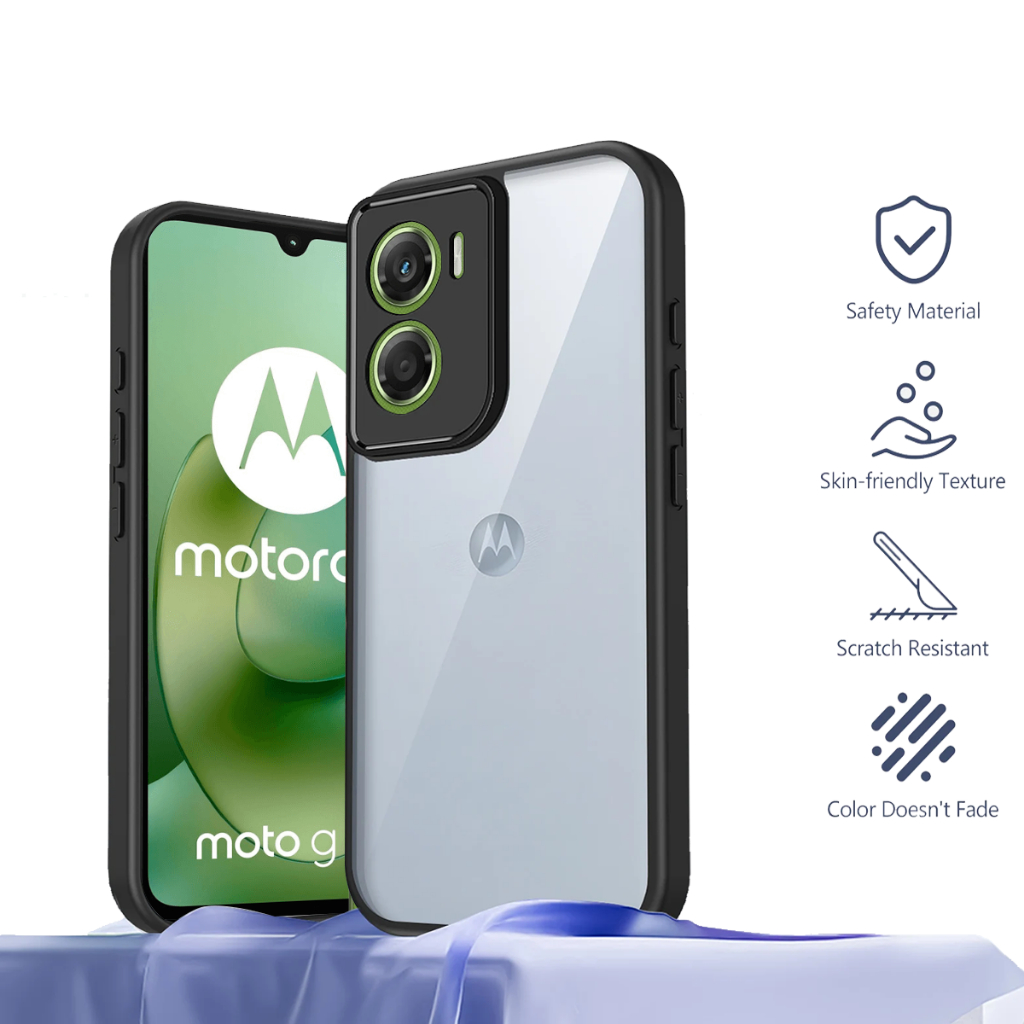 Motorola G06 Power Hardcase Clear Edge Backcase Motorola G06 Power Casing